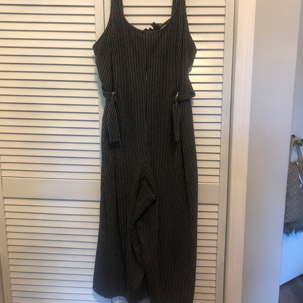 Target Wild Fable Cotton Stripe Jumpsuit (size 1x)